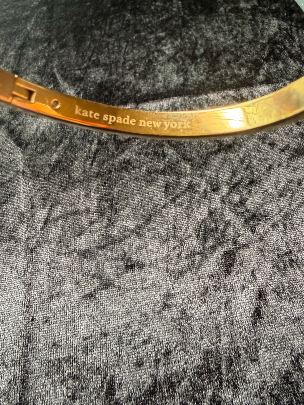 kate spade Gold Flower Bangle Bracelet - Picture 8 of 13